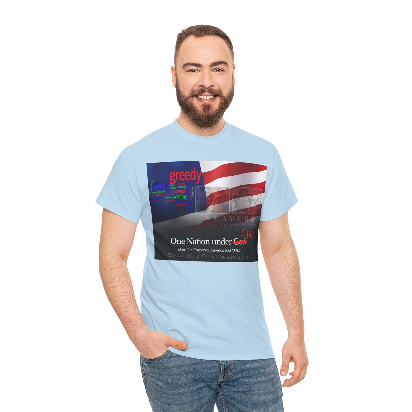 Men's or Women's Corporate Greed T-Shirt
