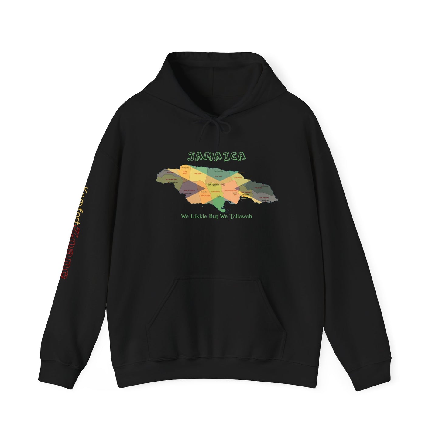 Jamaican Independence Parish Men's or Women's Hooded Sweatshirt