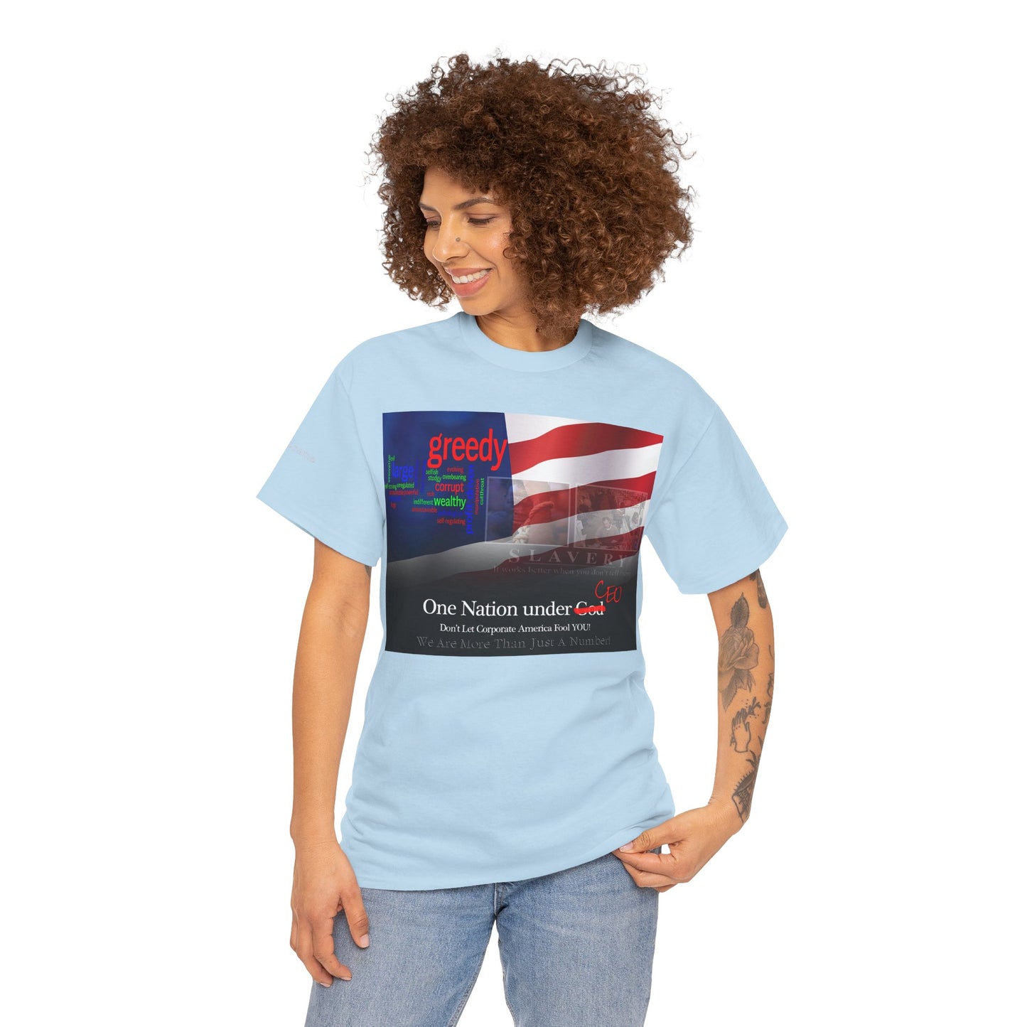 Men's or Women's Corporate Greed T-Shirt