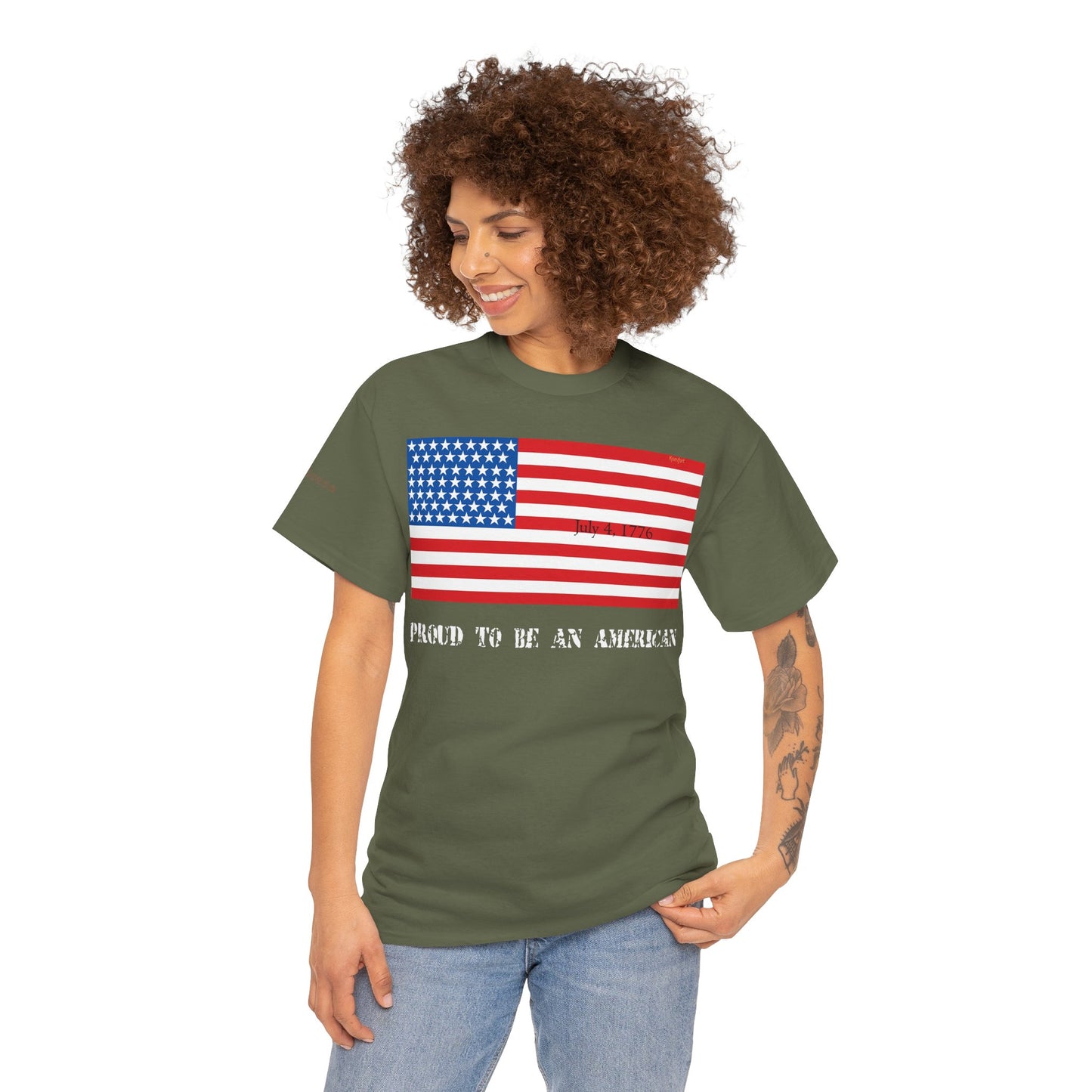 Men's or Women's American Independence T-Shirt (Dark)