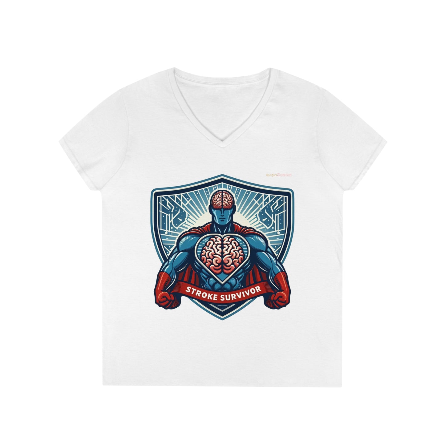 Stroke Survivor Women's V-Neck T-Shirt