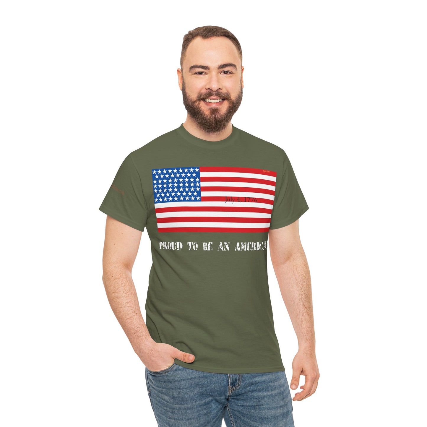 Men's or Women's American Independence T-Shirt (Dark)