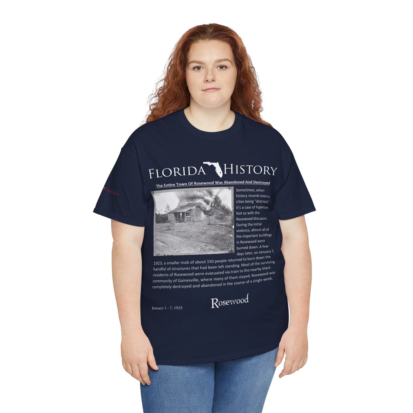 Men's or Women's Florida History - Rosewood Massacre T-Shirt