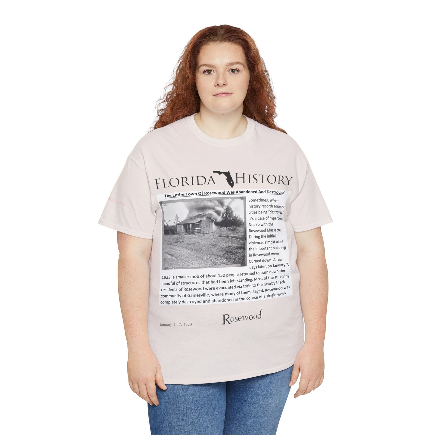 Men's or Women's Florida History - Rosewood Massacre T-Shirt