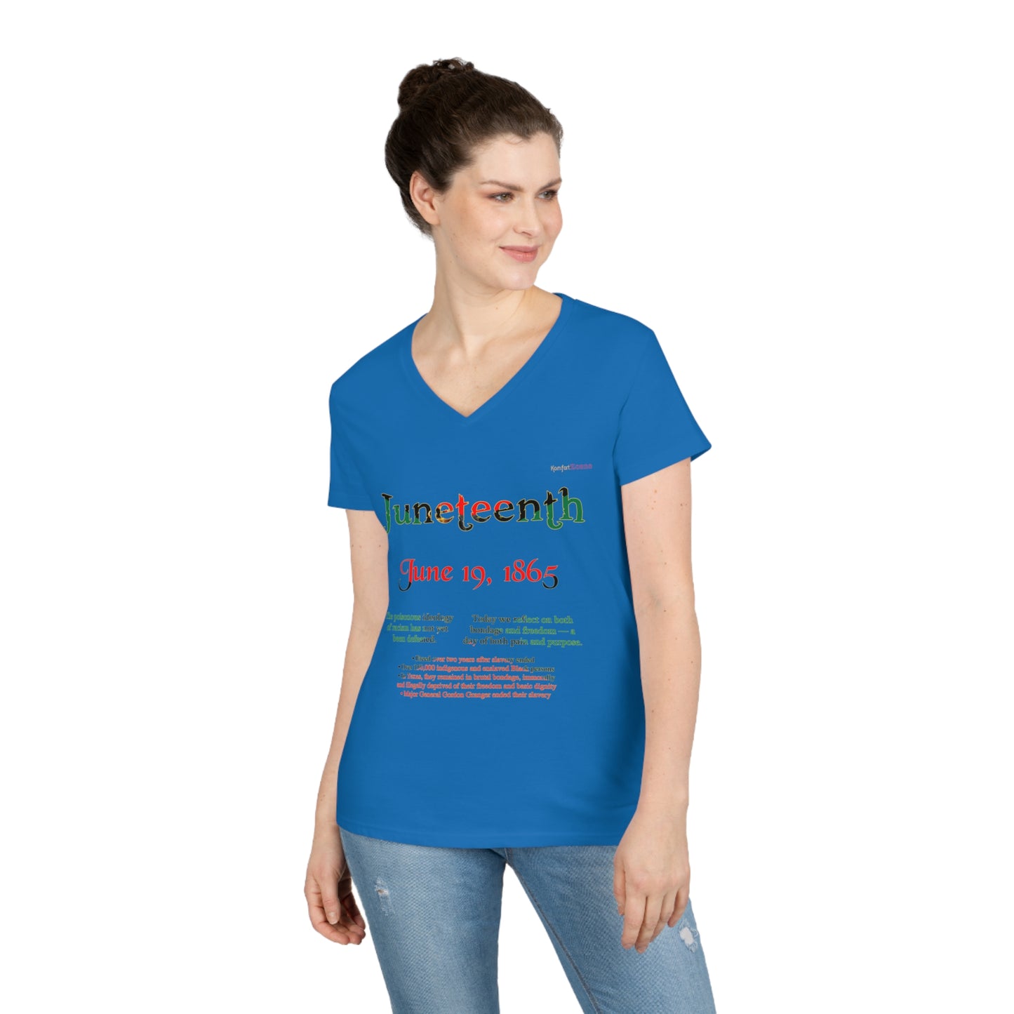 Juneteenth Emancipation Women's V-Neck T-Shirt