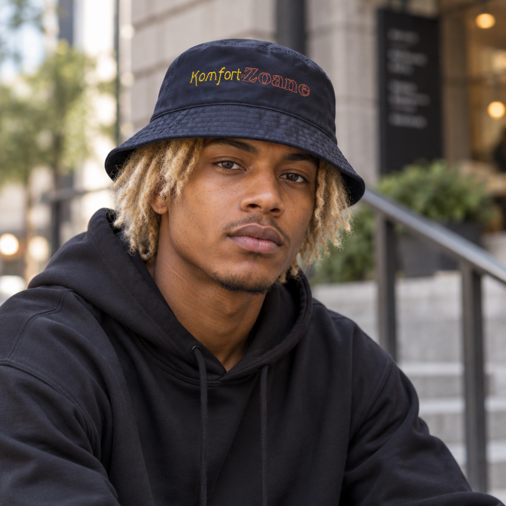 Komfort Zoane Embroidered Bucket Hat