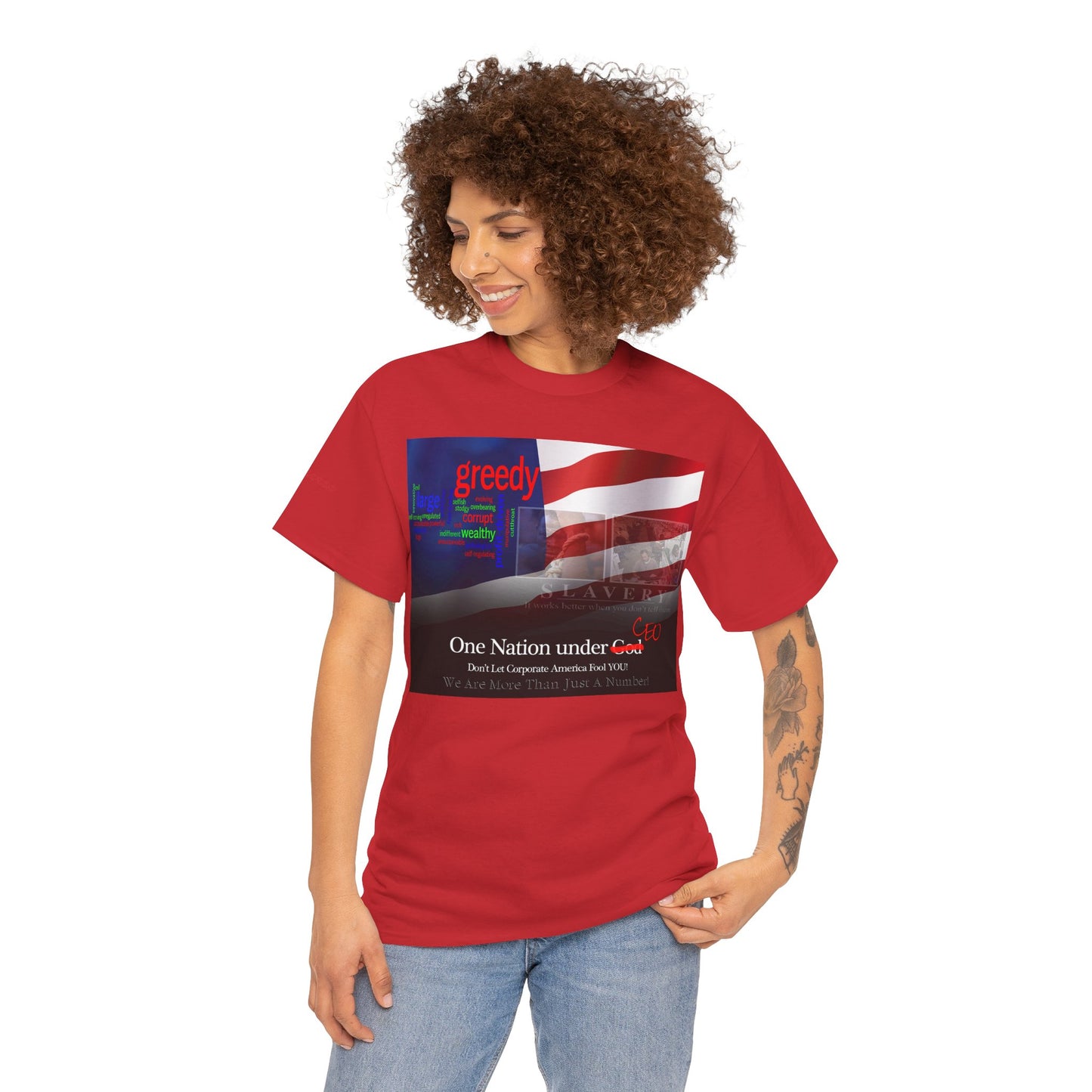 Men's or Women's Corporate Greed T-Shirt