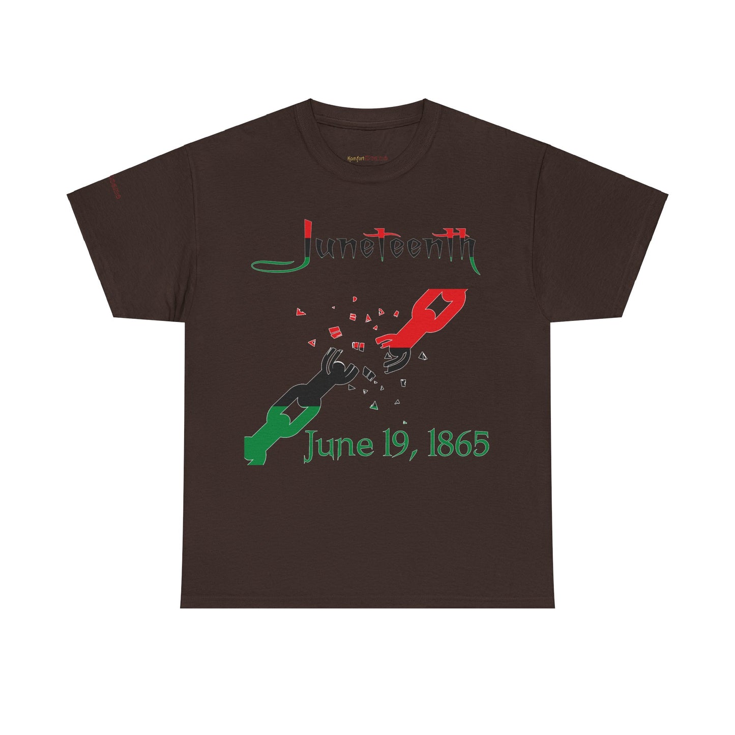 Men's or Women's Juneteenth Broken Chains T-Shirt