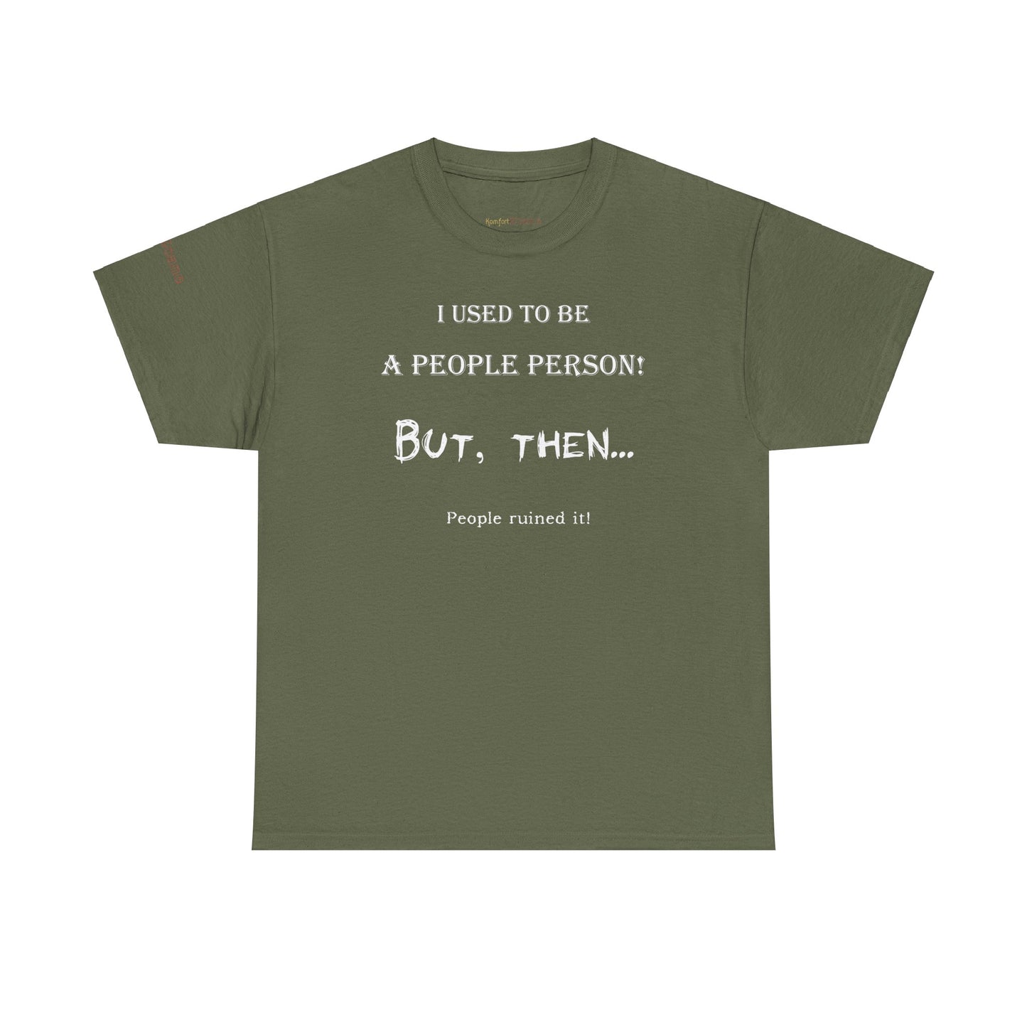 Men's or Women's People Person T-Shirt (Dark)