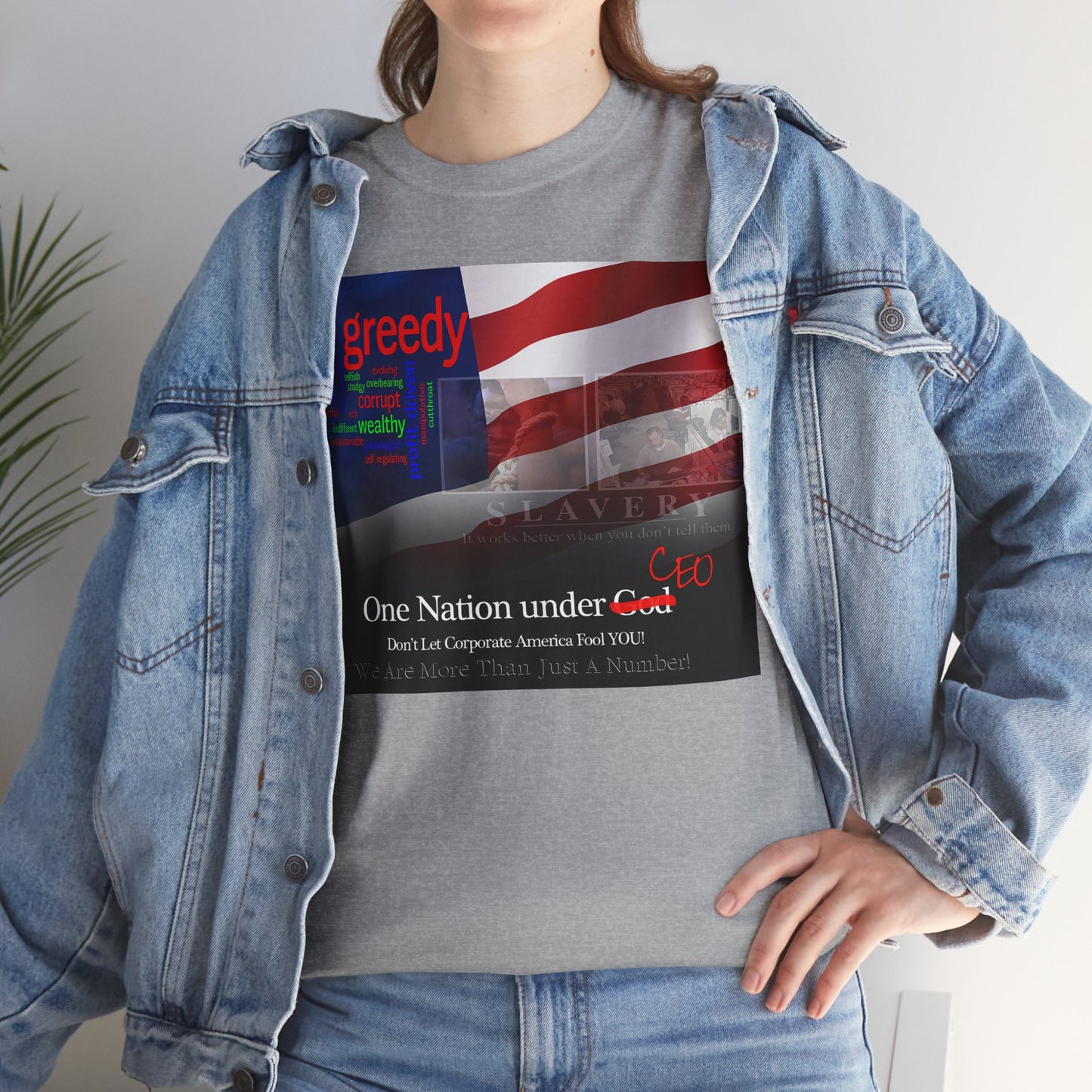 Men's or Women's Corporate Greed T-Shirt