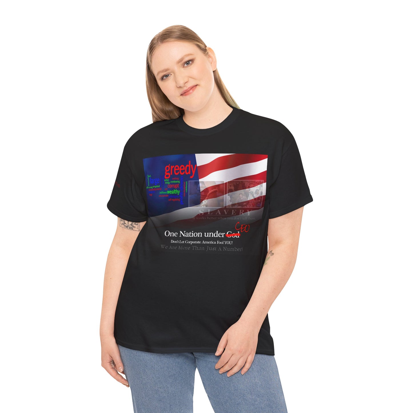 Men's or Women's Corporate Greed T-Shirt