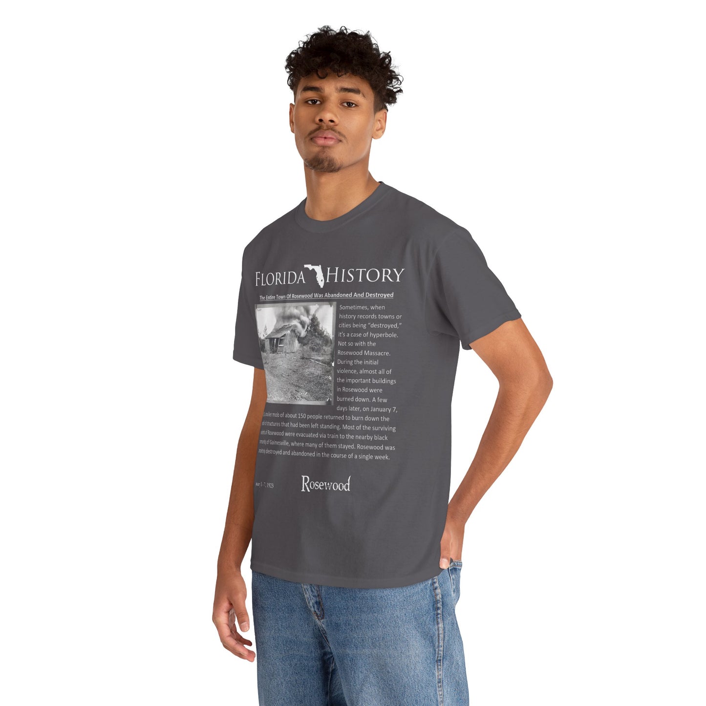 Men's or Women's Florida History - Rosewood Massacre T-Shirt