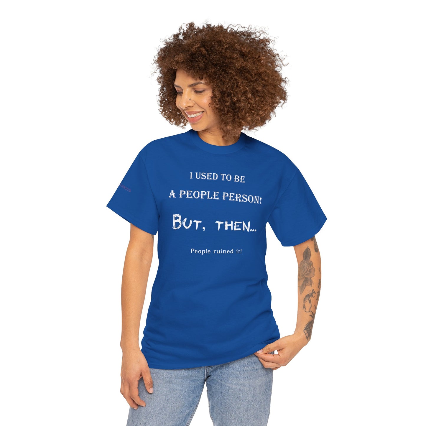 Men's or Women's People Person T-Shirt (Dark)