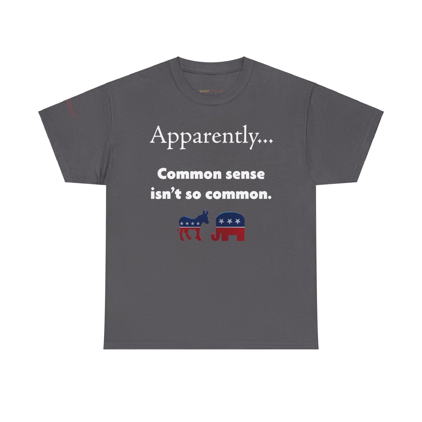 Men's or Women's Common Sense T-Shirt (Dark)