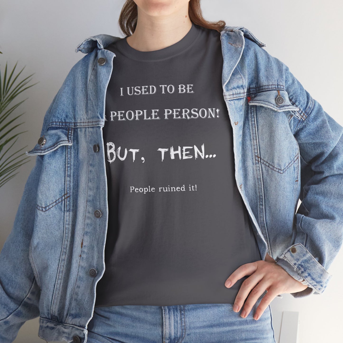Men's or Women's People Person T-Shirt (Dark)