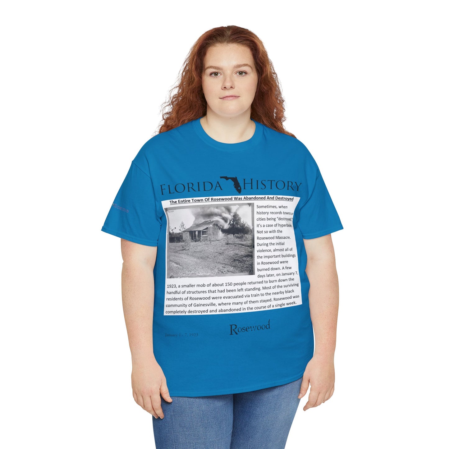 Men's or Women's Florida History - Rosewood Massacre T-Shirt