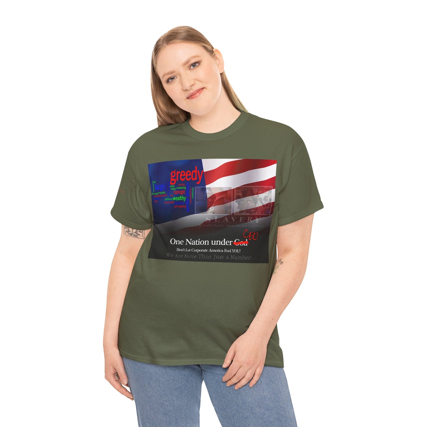 Men's or Women's Corporate Greed T-Shirt