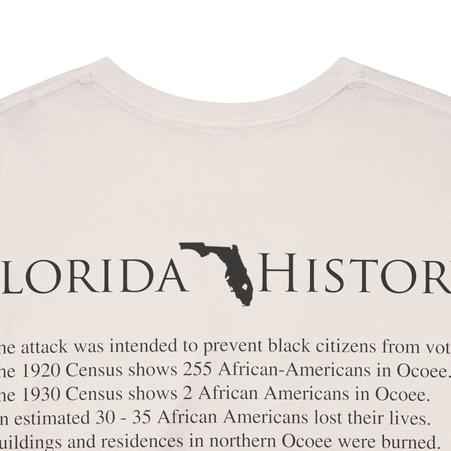 Men's or Women's Florida History - Ocoee Massacre T-Shirt