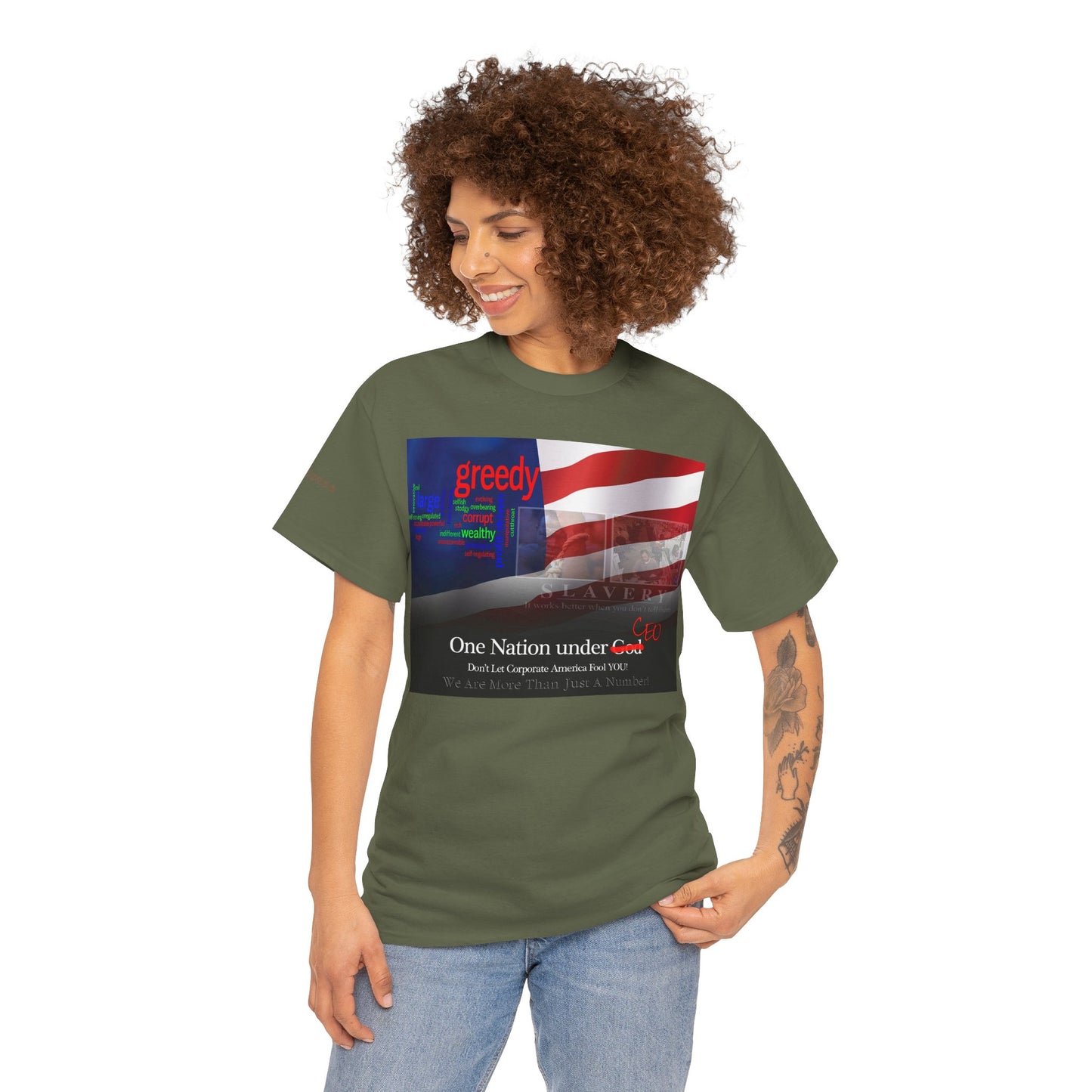 Men's or Women's Corporate Greed T-Shirt
