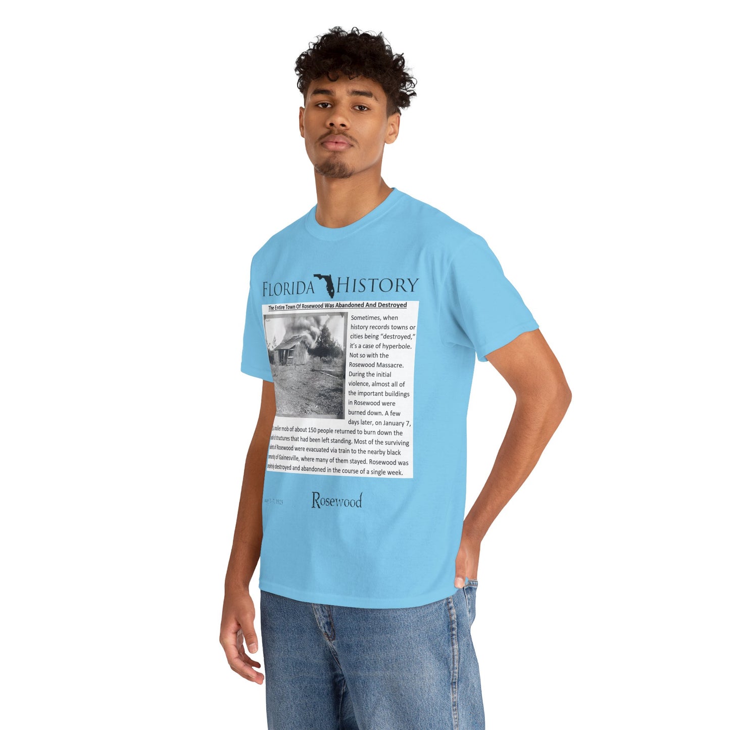 Men's or Women's Florida History - Rosewood Massacre T-Shirt