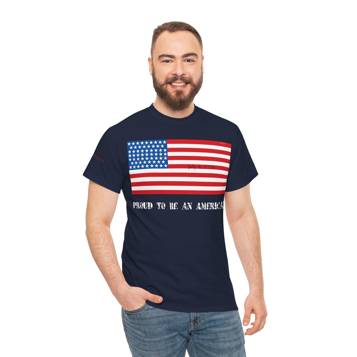 Men's or Women's American Independence T-Shirt (Dark)