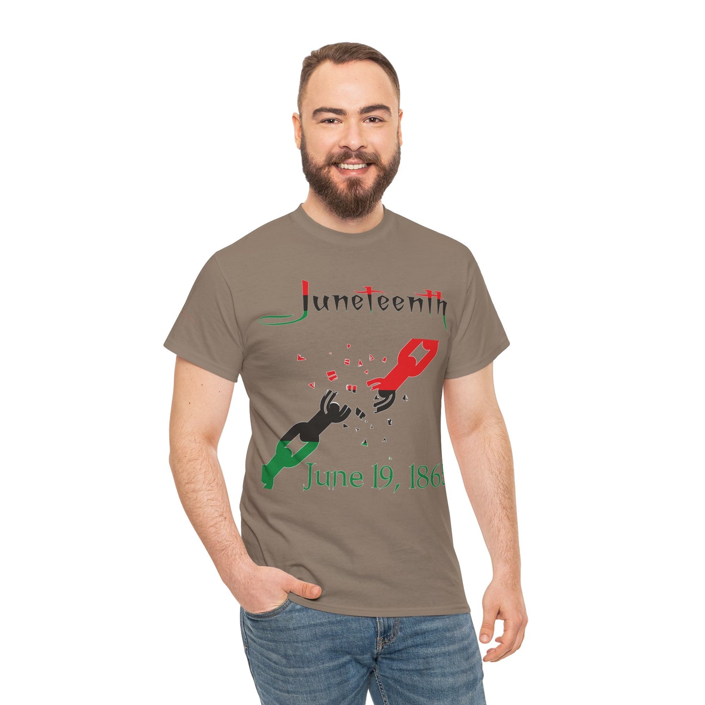 Men's or Women's Juneteenth Broken Chains T-Shirt