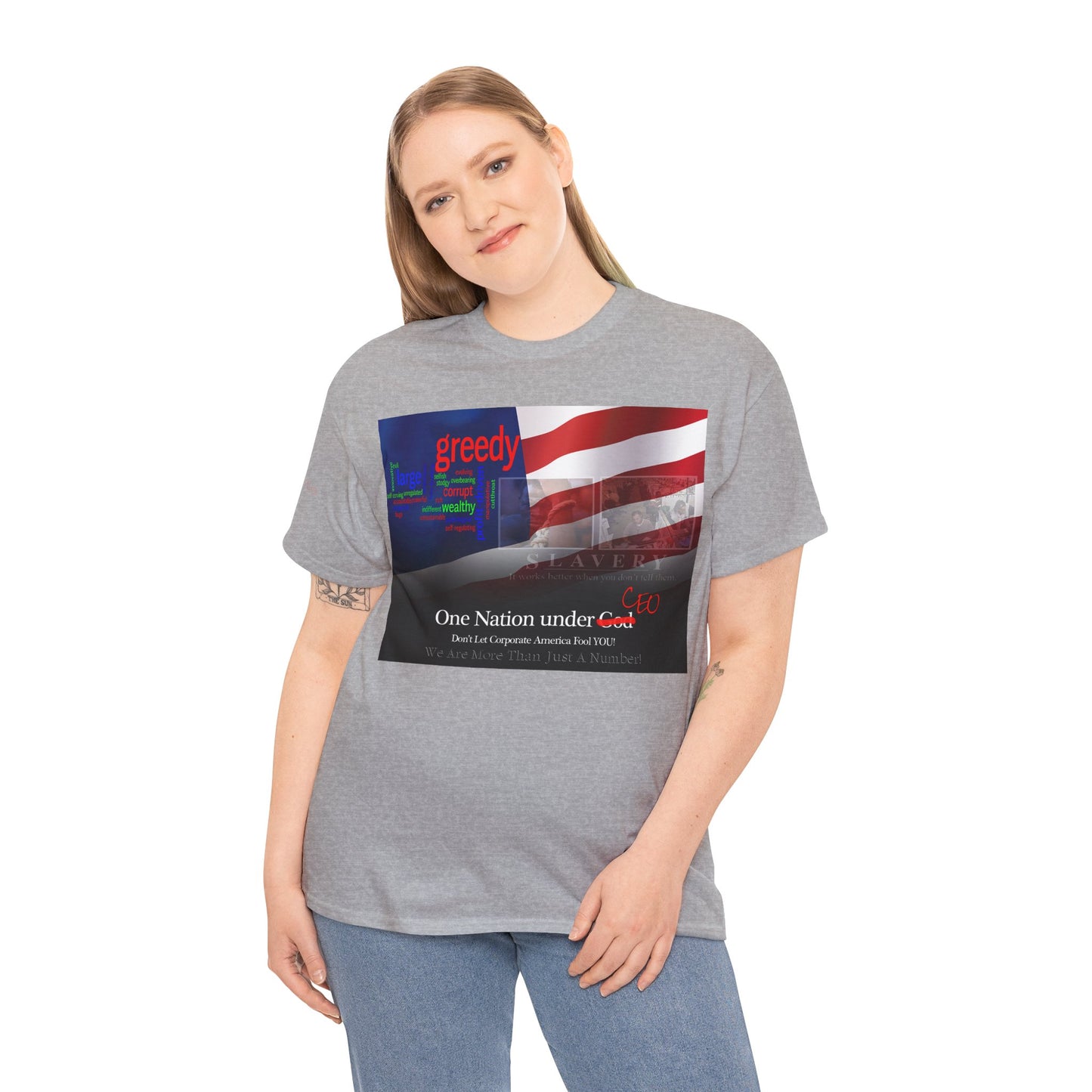 Men's or Women's Corporate Greed T-Shirt