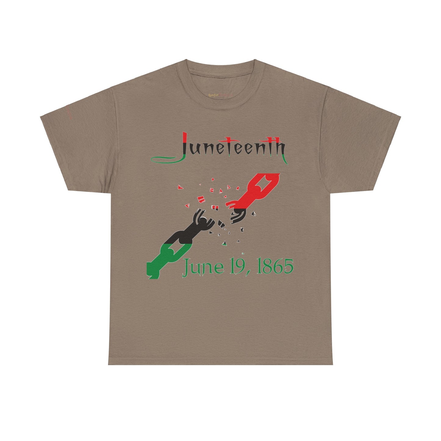 Men's or Women's Juneteenth Broken Chains T-Shirt