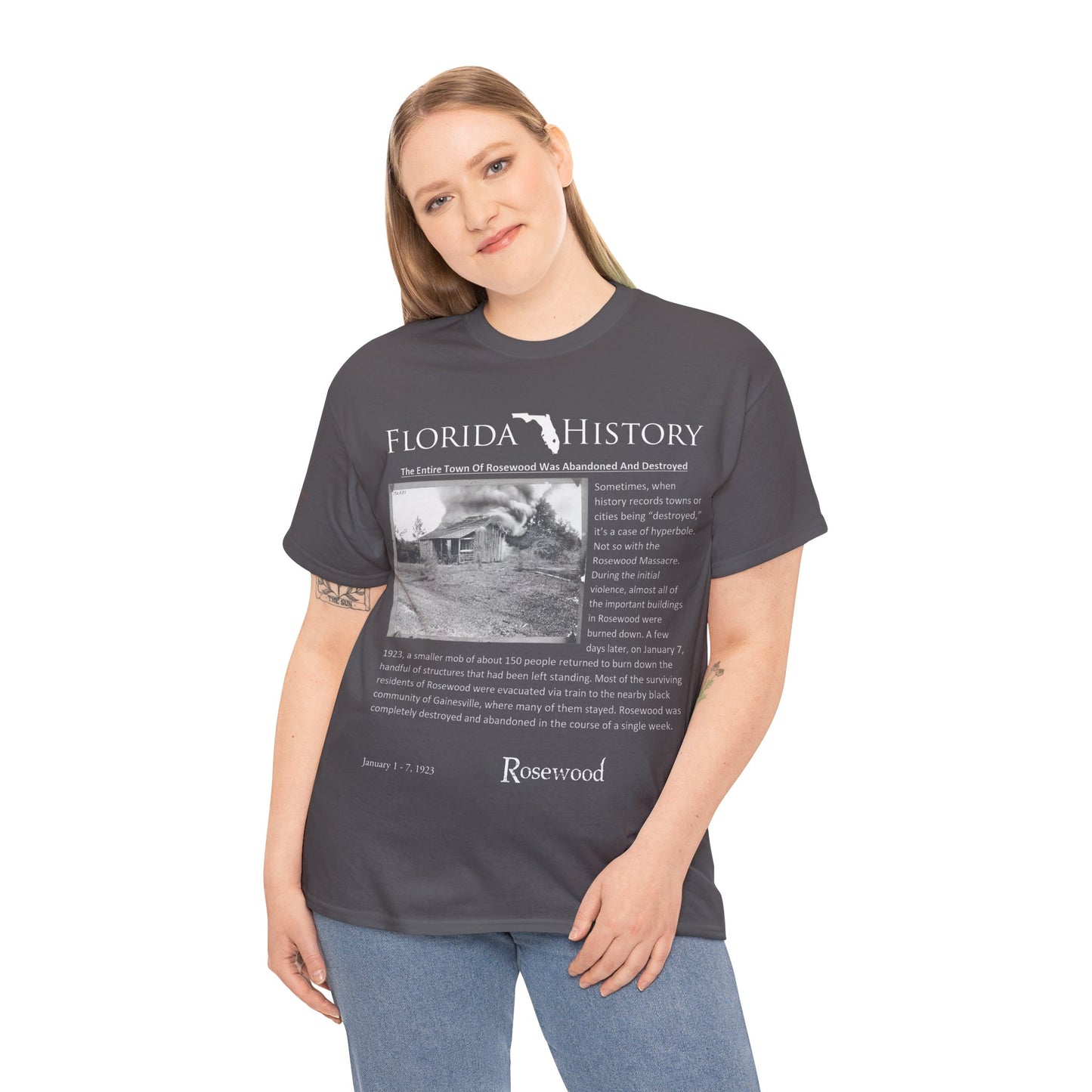 Men's or Women's Florida History - Rosewood Massacre T-Shirt