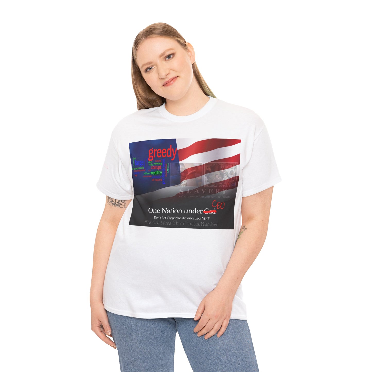 Men's or Women's Corporate Greed T-Shirt