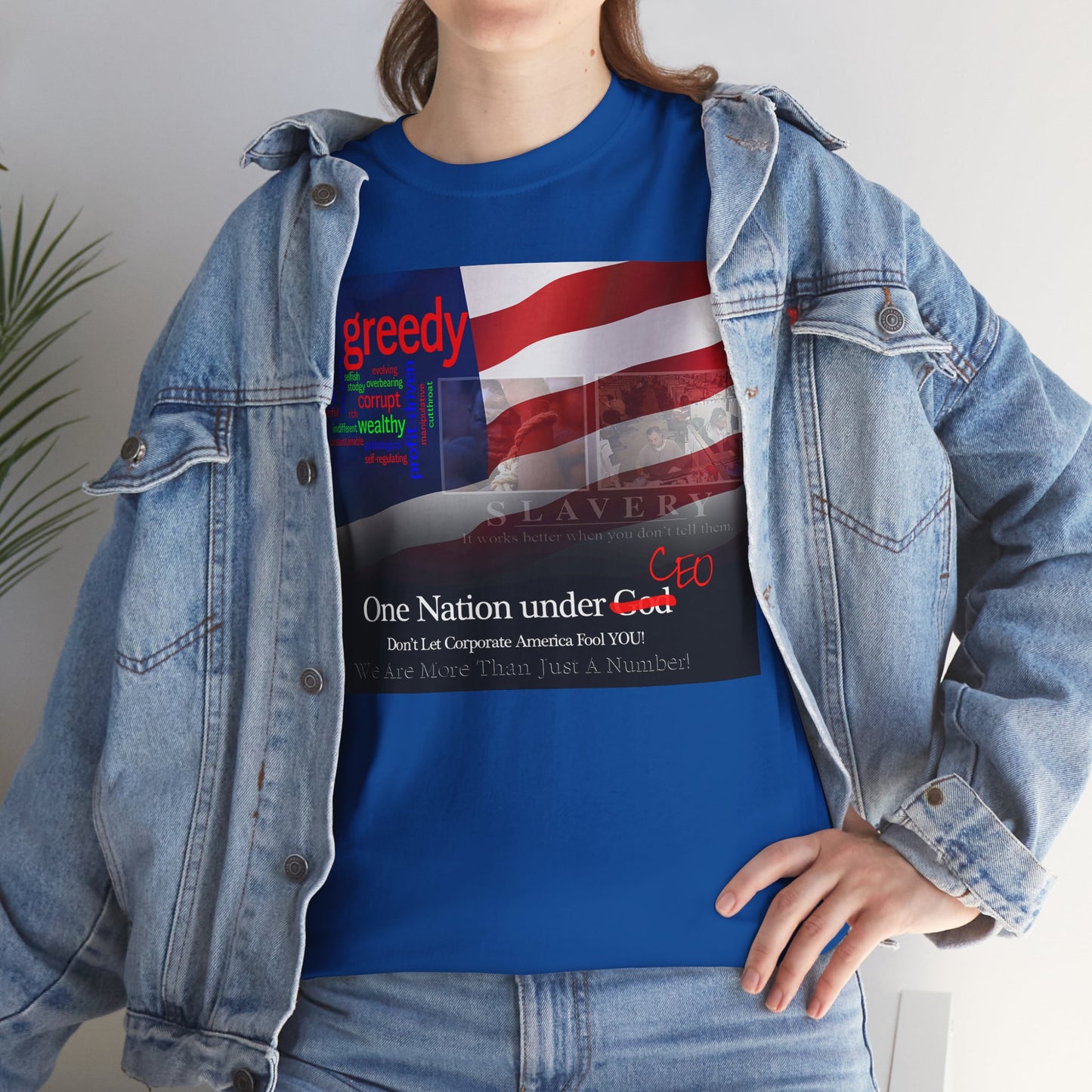 Men's or Women's Corporate Greed T-Shirt