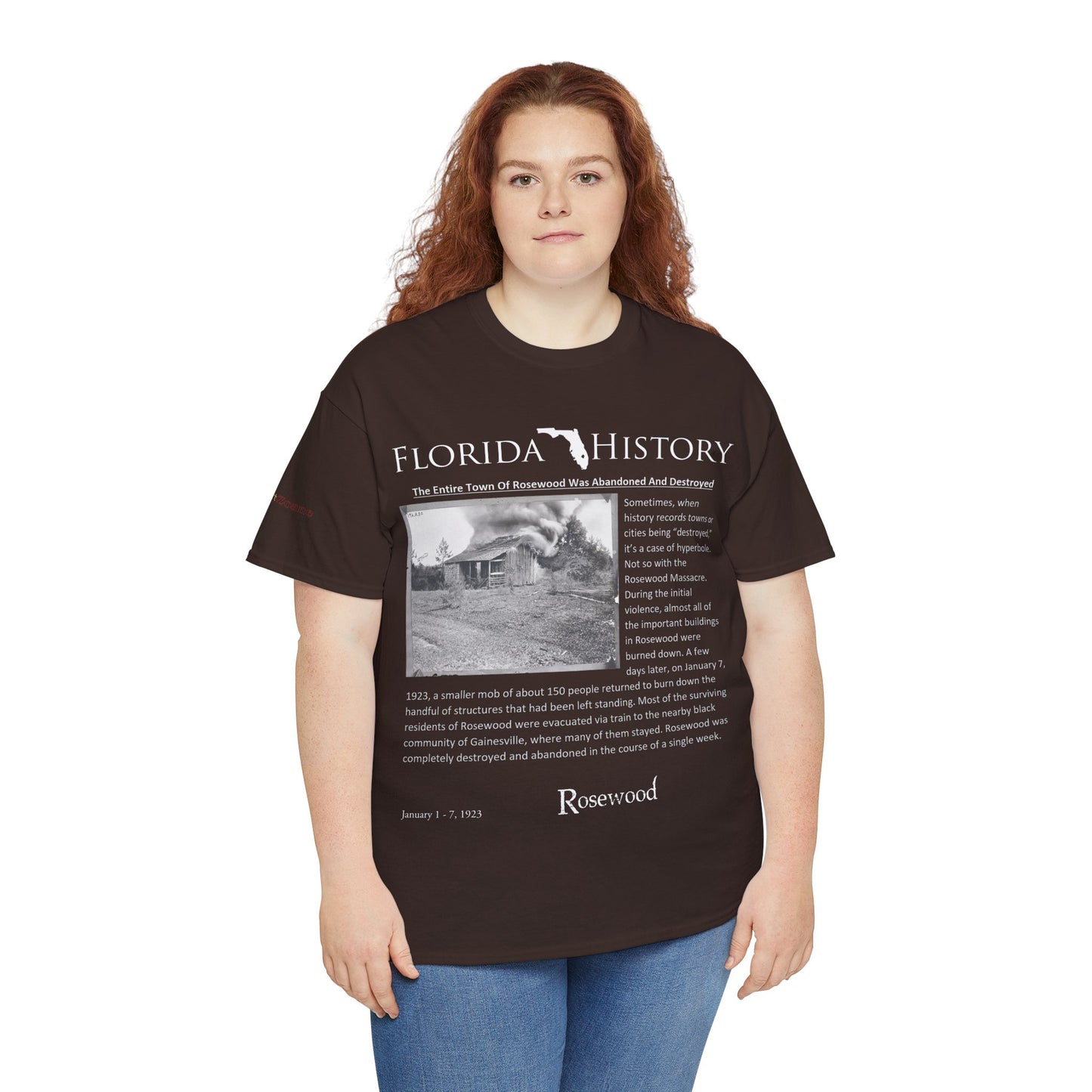 Men's or Women's Florida History - Rosewood Massacre T-Shirt
