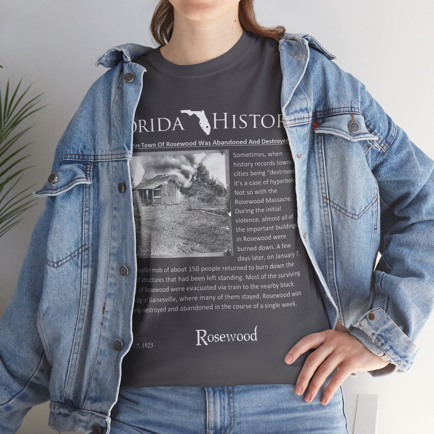 Men's or Women's Florida History - Rosewood Massacre T-Shirt