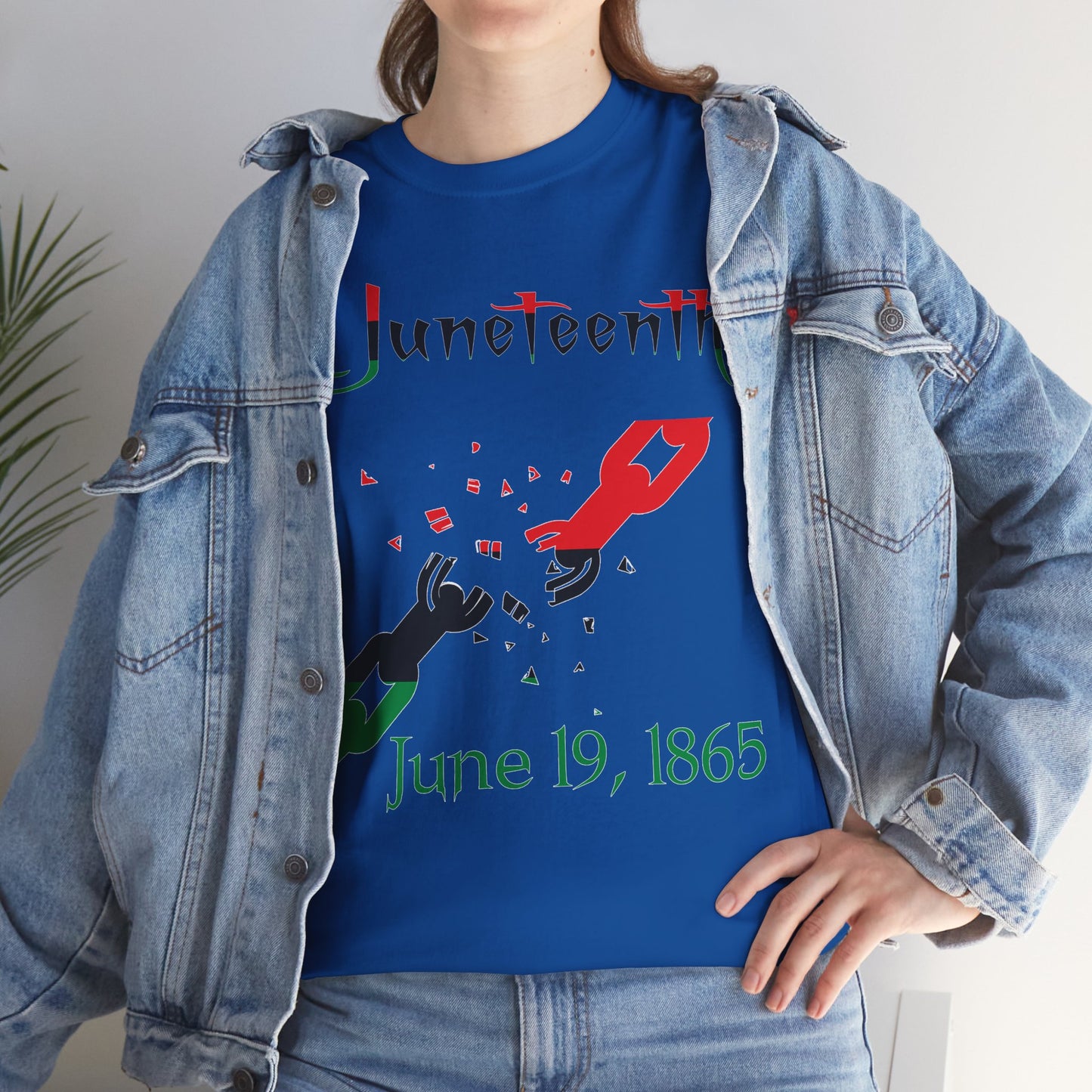 Men's or Women's Juneteenth Broken Chains T-Shirt
