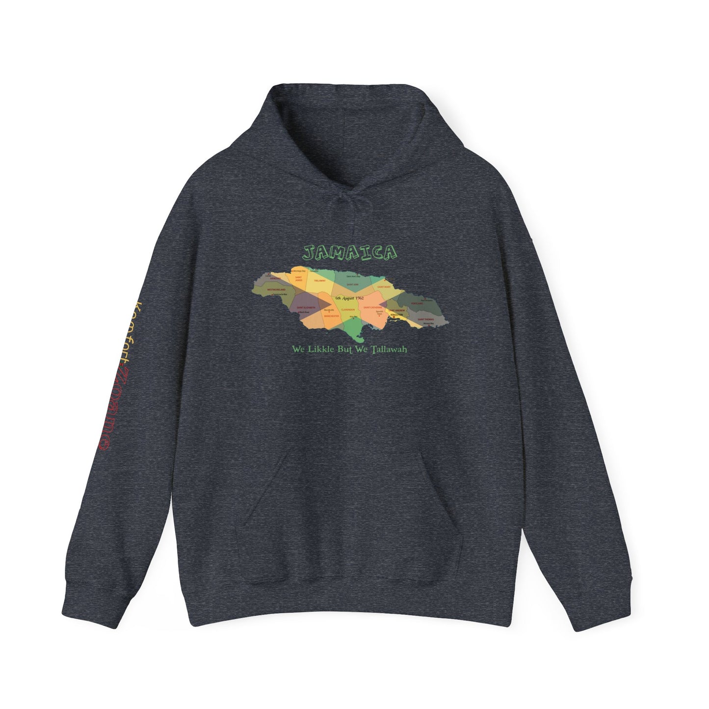 Jamaican Independence Parish Men's or Women's Hooded Sweatshirt