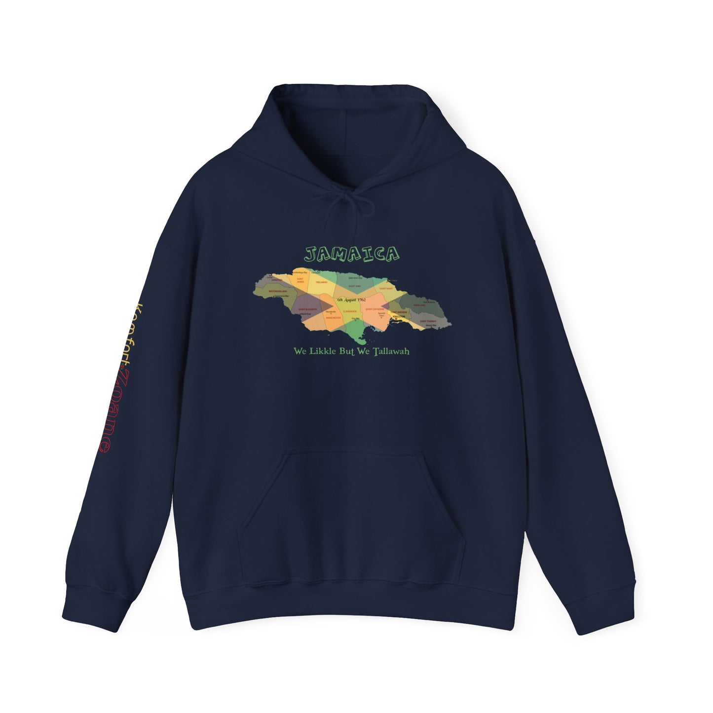 Jamaican Independence Parish Men's or Women's Hooded Sweatshirt