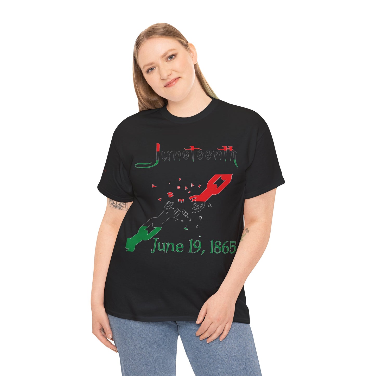 Men's or Women's Juneteenth Broken Chains T-Shirt