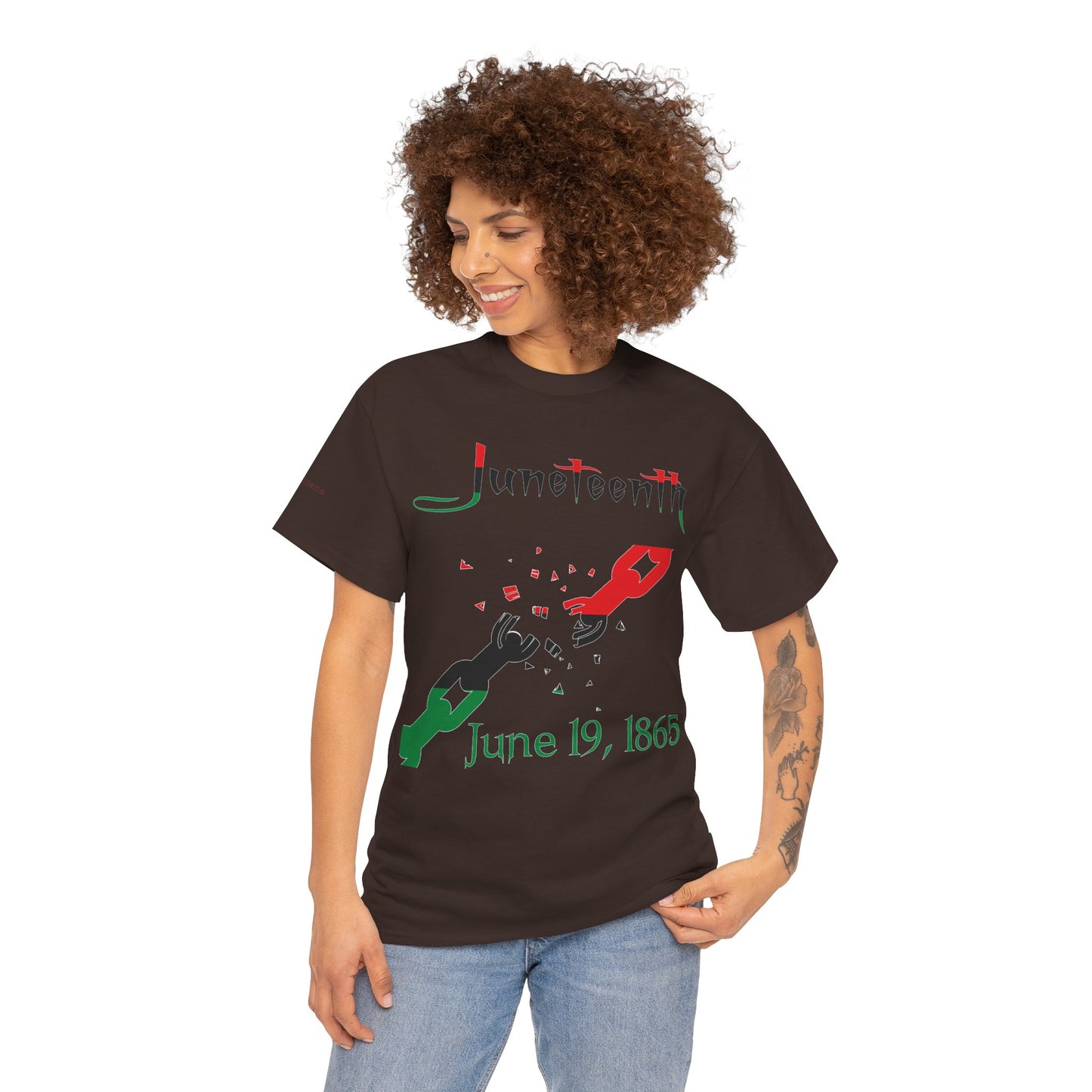 Men's or Women's Juneteenth Broken Chains T-Shirt