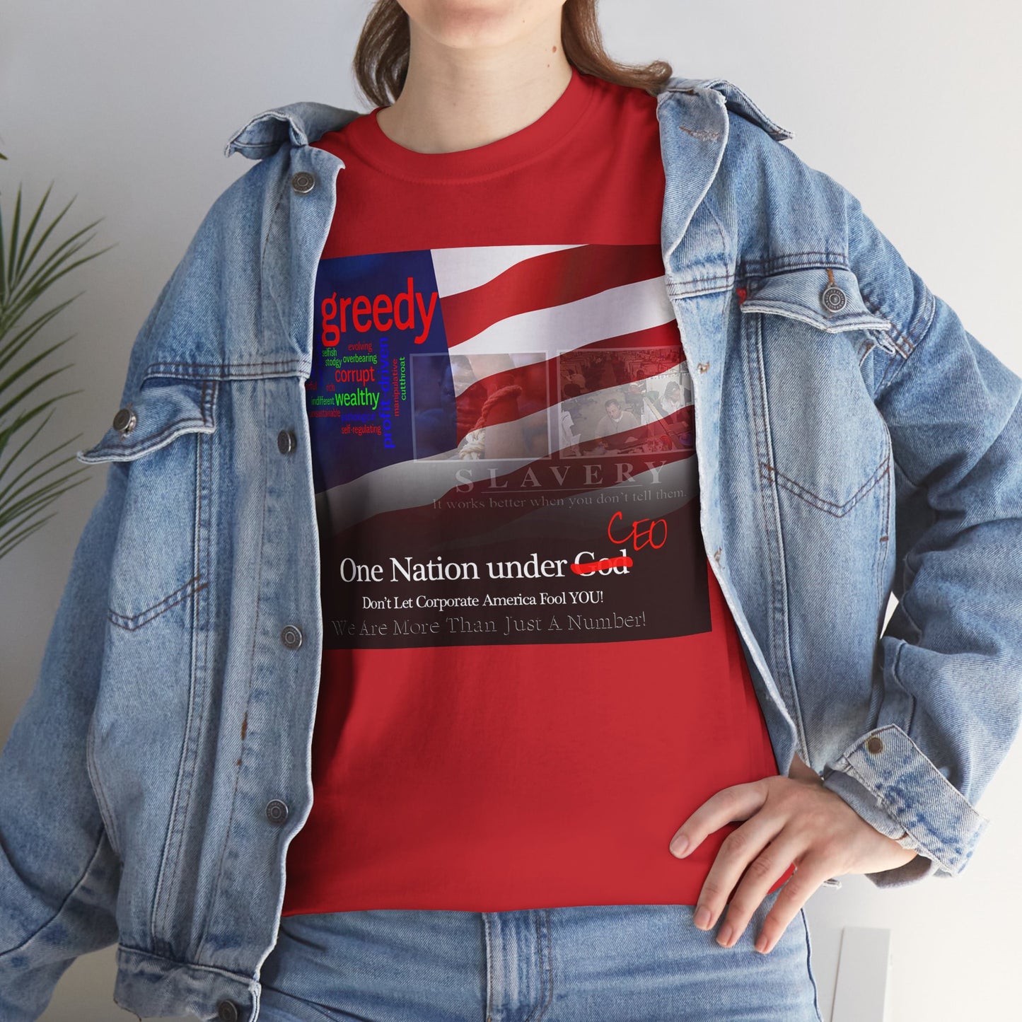 Men's or Women's Corporate Greed T-Shirt