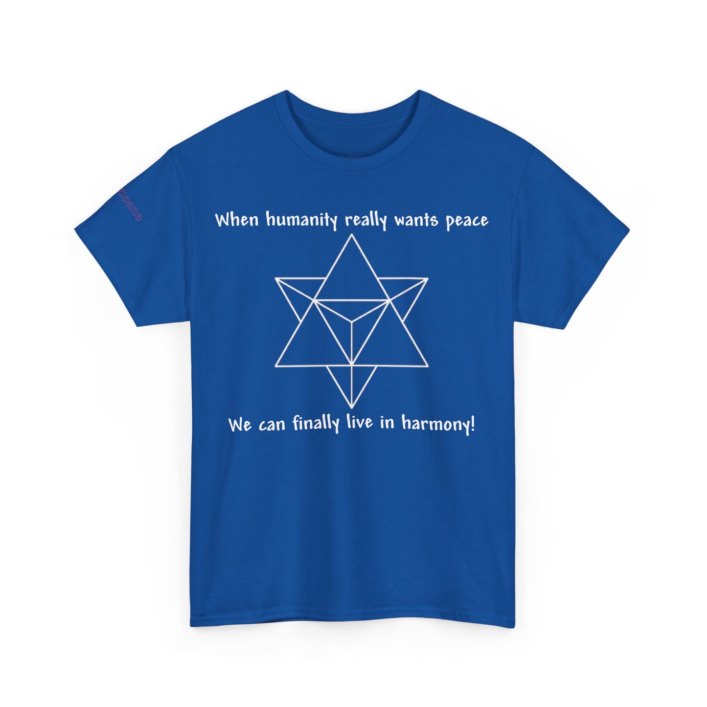 Men's or Women's Harmony Heavy Cotton T-Shirt (Dark)