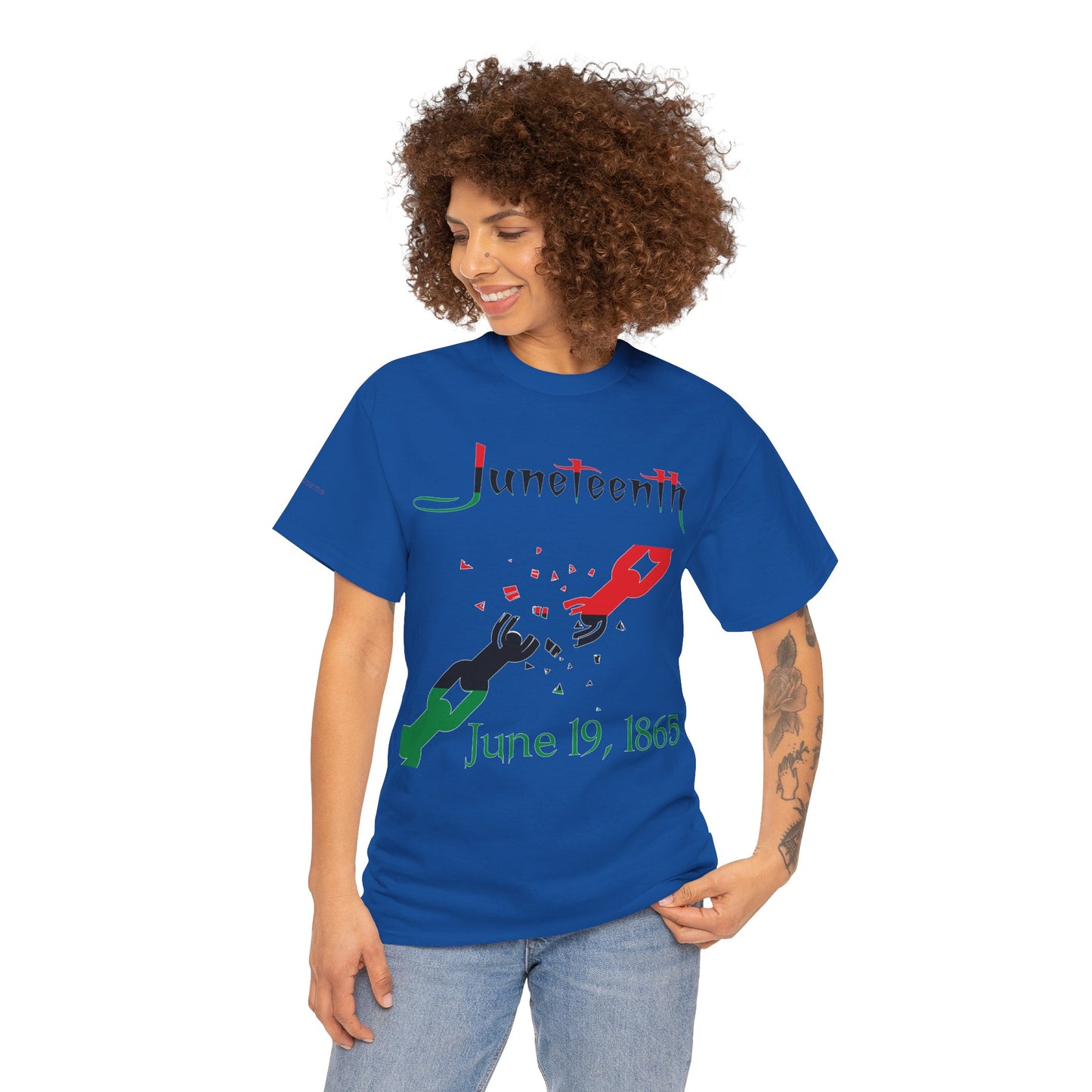 Men's or Women's Juneteenth Broken Chains T-Shirt