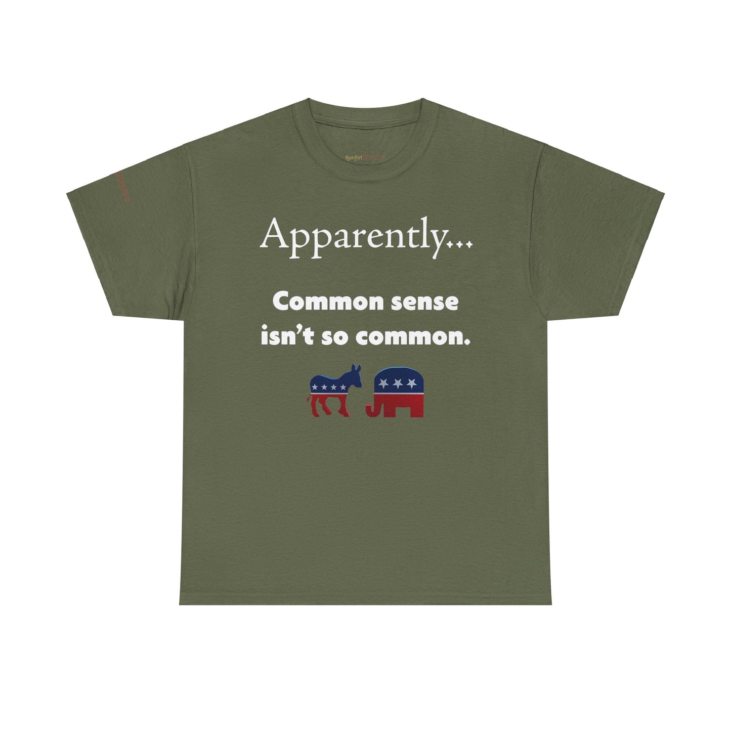Men's or Women's Common Sense T-Shirt (Dark)