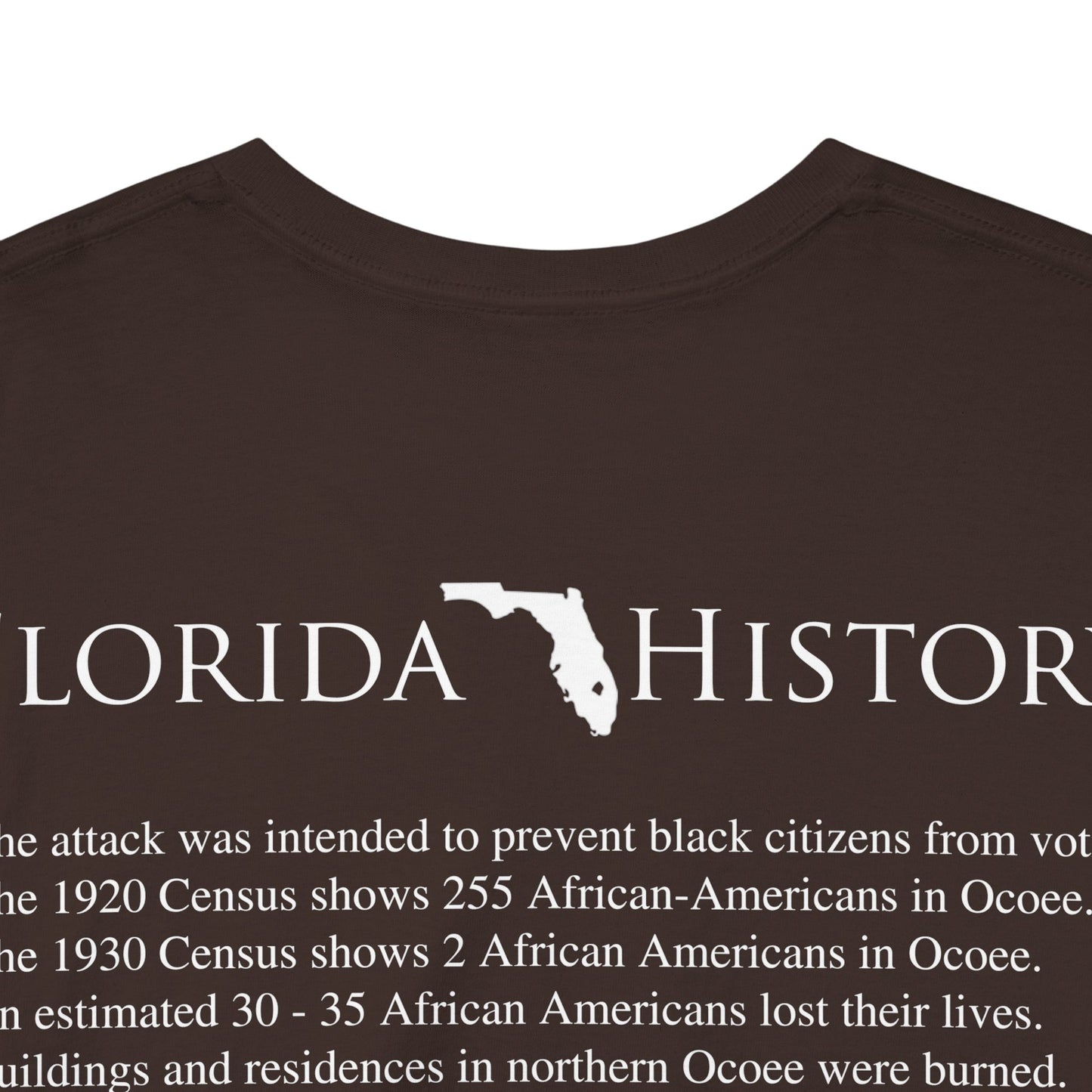 Men's or Women's Florida History - Ocoee Massacre T-Shirt