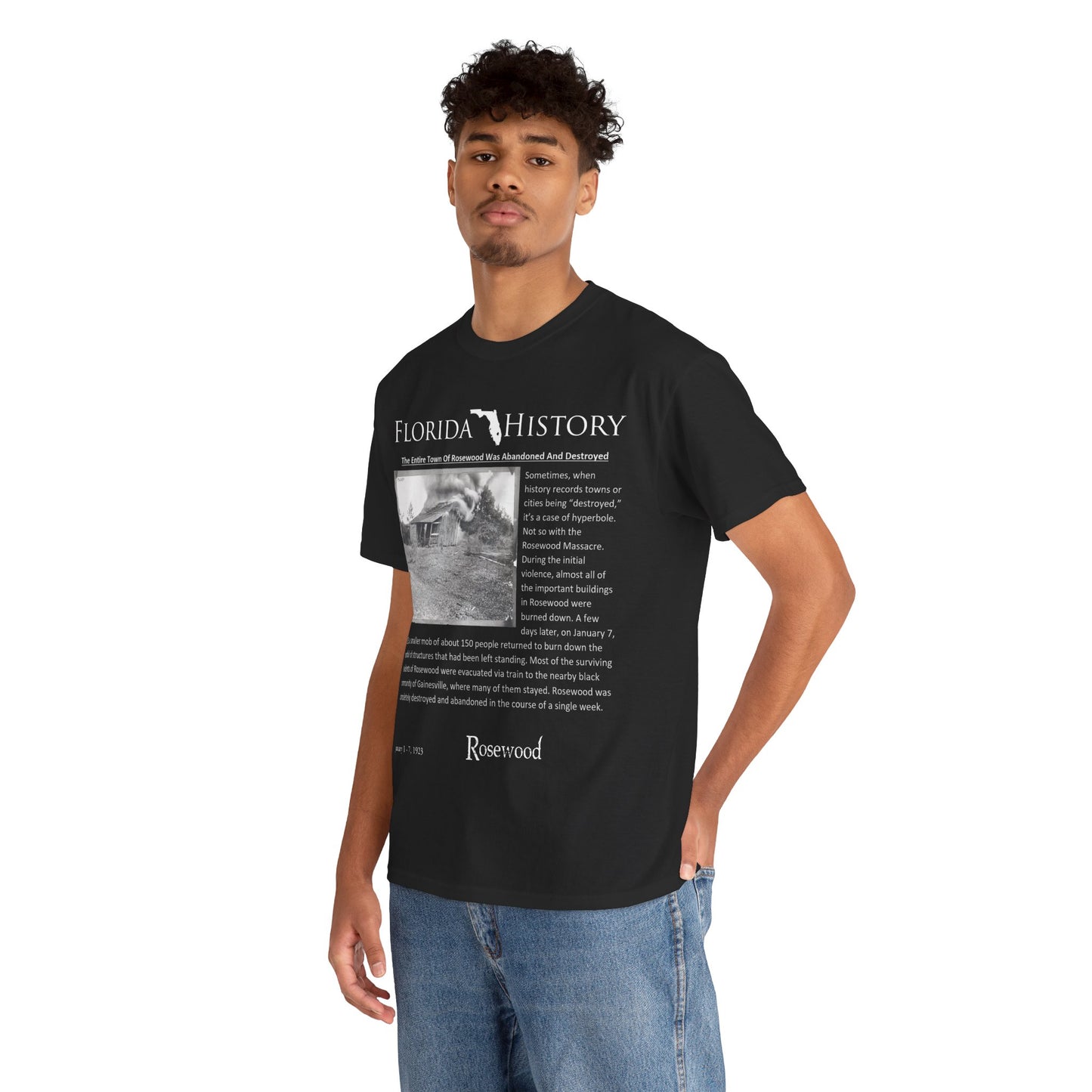 Men's or Women's Florida History - Rosewood Massacre T-Shirt
