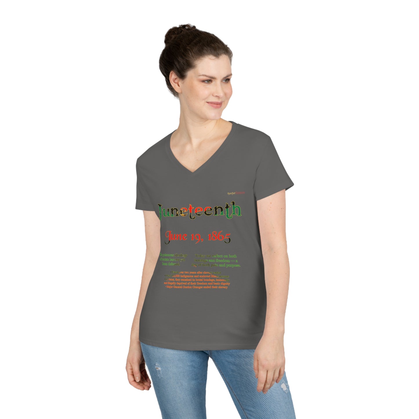 Juneteenth Emancipation Women's V-Neck T-Shirt