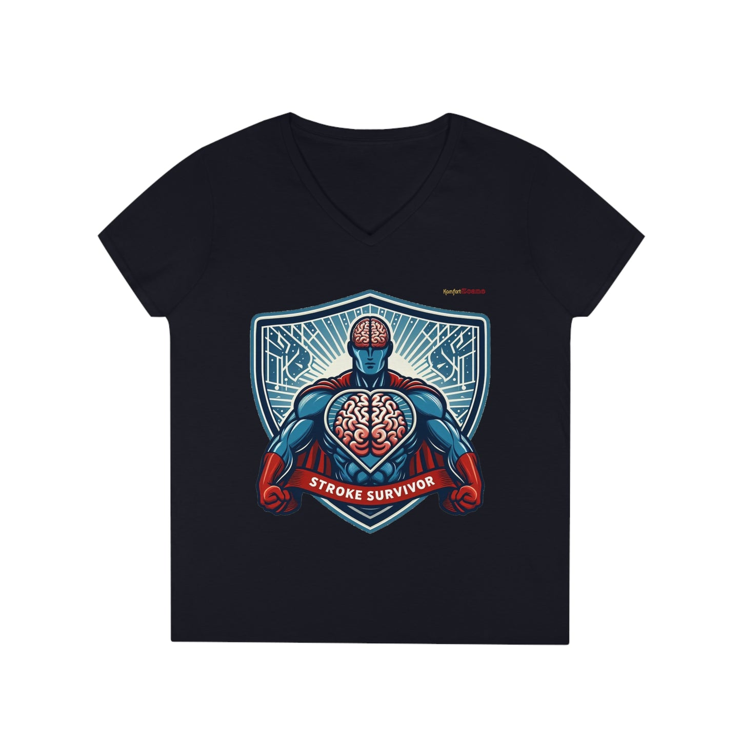 Stroke Survivor Women's V-Neck T-Shirt