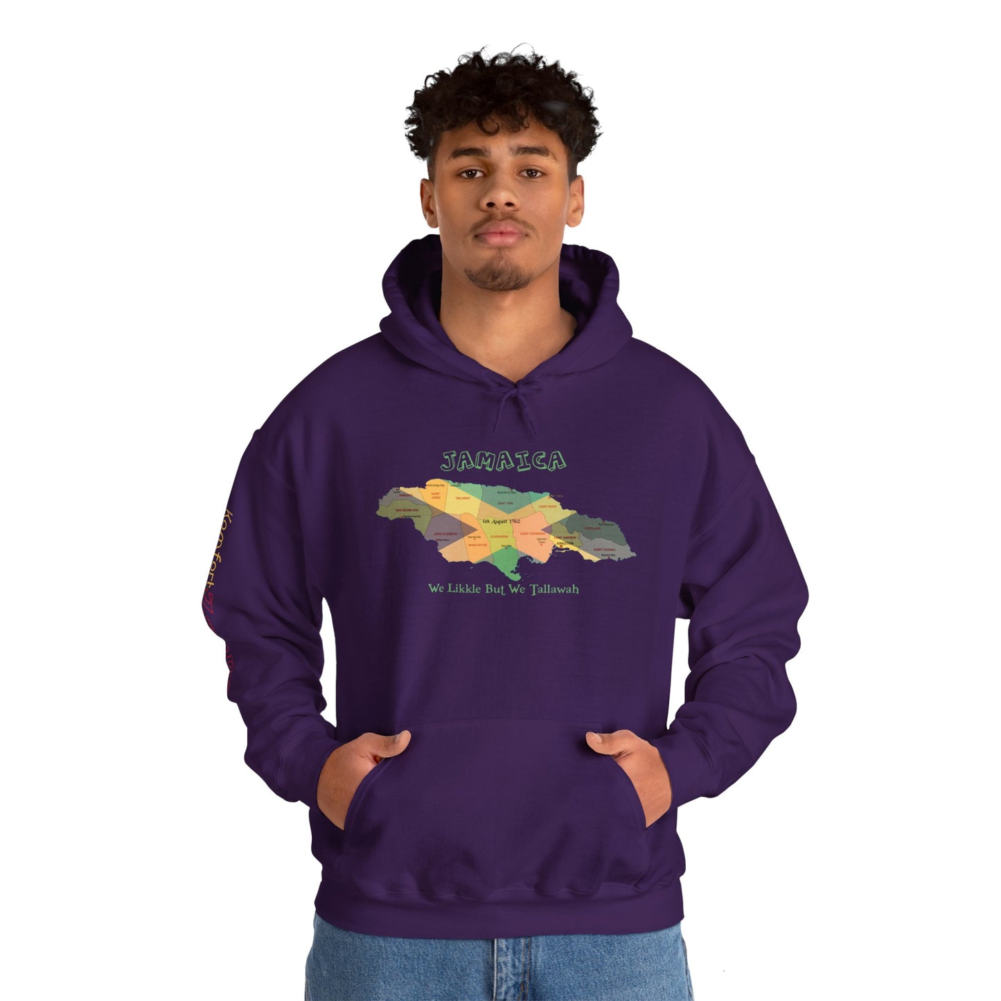 Jamaican Independence Parish Men's or Women's Hooded Sweatshirt