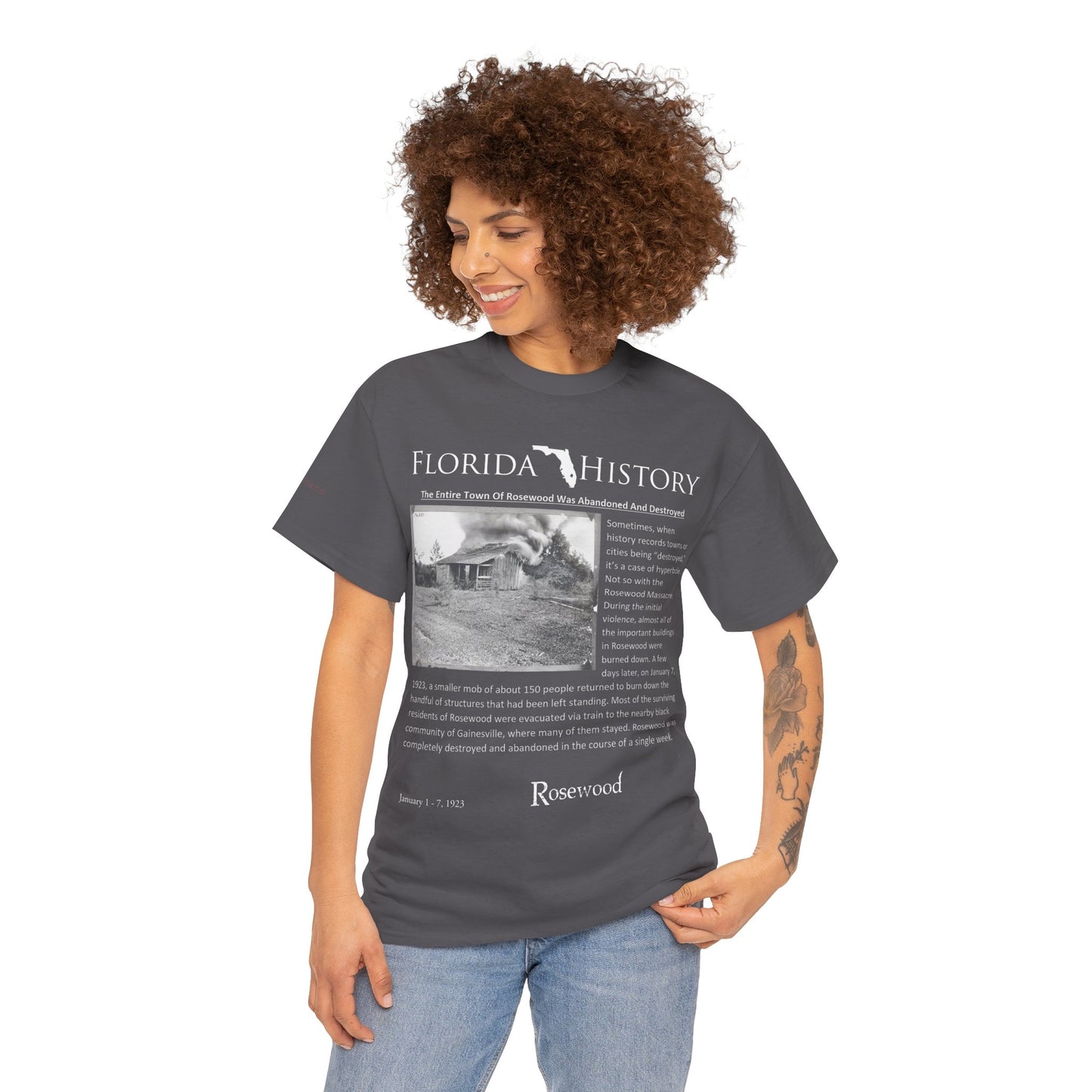Men's or Women's Florida History - Rosewood Massacre T-Shirt