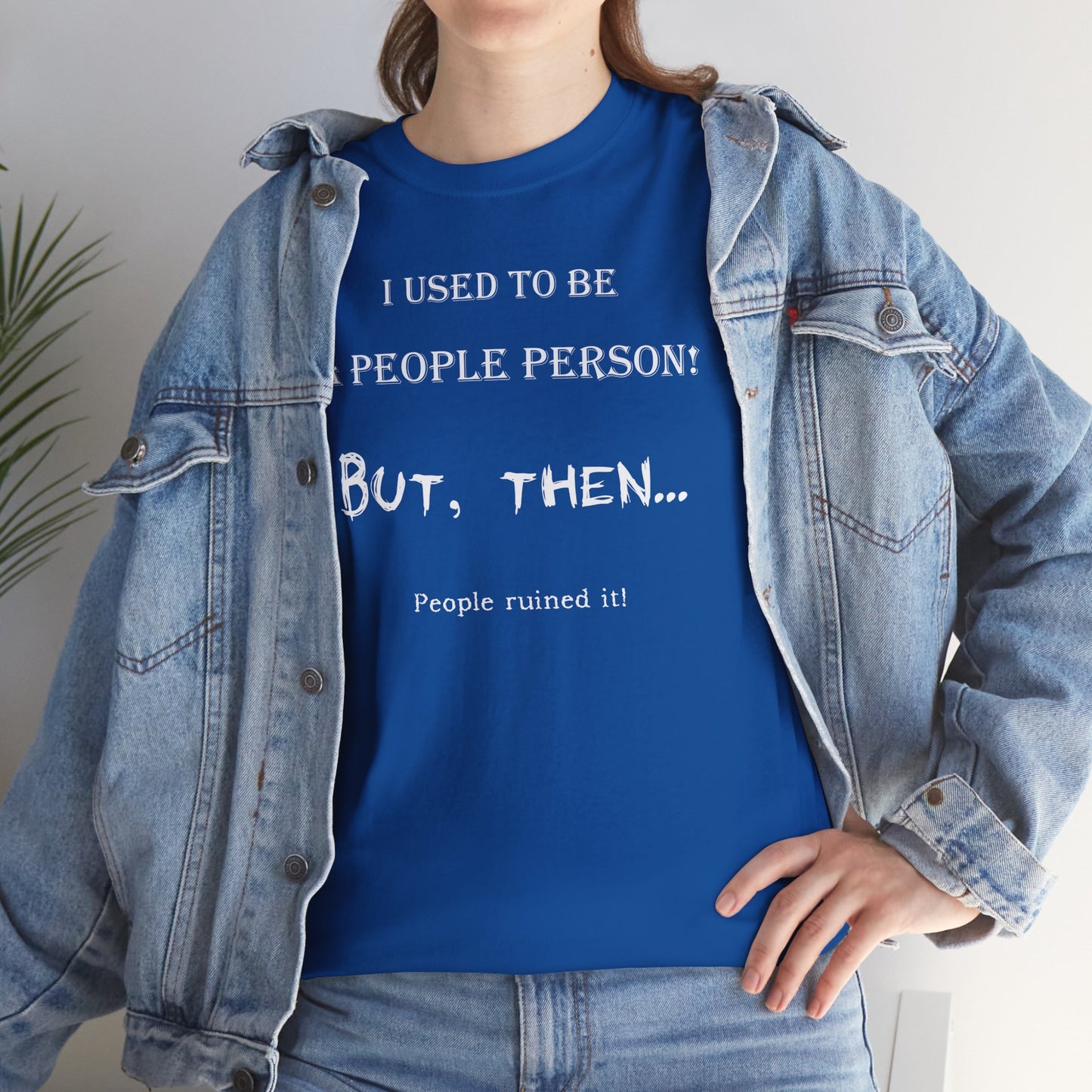 Men's or Women's People Person T-Shirt (Dark)