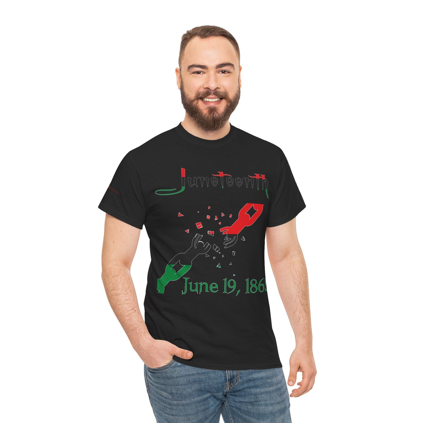 Men's or Women's Juneteenth Broken Chains T-Shirt